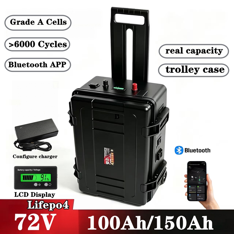 Wodoodporny pakiet akumulatoró – Lifepo4 72V 100Ah Battery Pack Ev recenzja i cena
